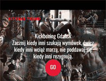 Tablet Screenshot of fitnesstrend.pl